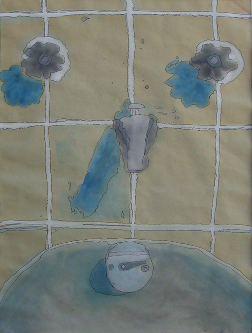 Staring Bathtub Face